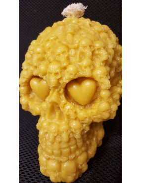 Wax candle- Skull