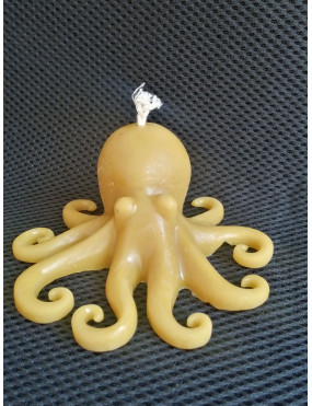 C281 Octopus Beeswax Candle...