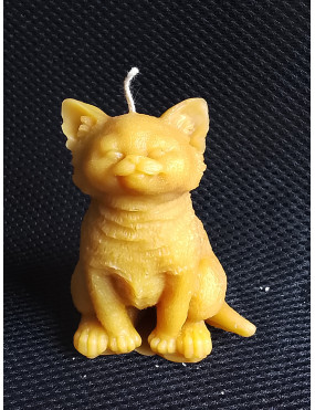 C286 Sitting Cat Beeswax...