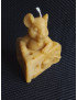 C290 Cheese Wedge Mouse Beeswax Candle – Gourmet Rodent 7cm Charm