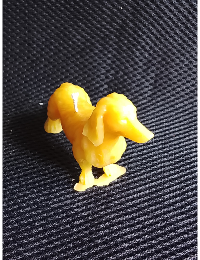 C296  Mini Dachshund Beeswax Candle – Handmade 5cm Dog Lover's Gift