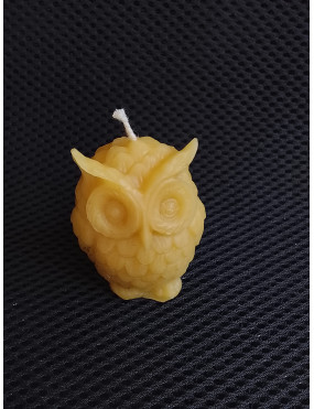 C319 – Owl Beeswax Candle,...