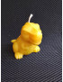 C252 – Small Dinosaur Beeswax Candle, 48g, 7cm