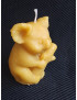 C317 – Koala Bear Beeswax Candle, 119g, 9cm