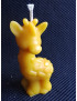 C254 – Giraffe Beeswax Candle, 47g, 10cm