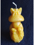C255 – Fairy Tale Rabbit in Hat with Sack Beeswax Candle, 47g, 8.5cm