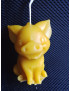 C244 – Fairy Tale Pig with Big Ears Beeswax Candle, 90g, 9cm