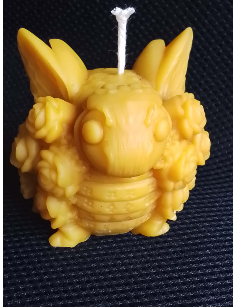 C327 Bumblebee Beeswax Candle