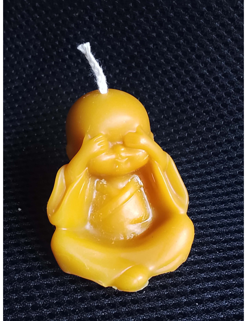 C330 Monk “See No Evil” Beeswax Candle