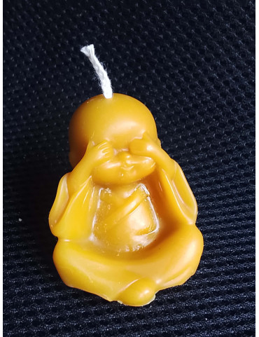 C330 Monk “See No Evil” Beeswax Candle