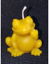 C339 Frog with Gesture Beeswax Candle