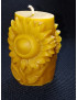 C350 Sunflower Beeswax Candle