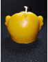 C351 Winged Happy Elephant Beeswax Candle