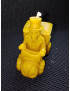 C353 Skeleton in Hat Beeswax Candle