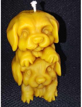 C346 Dog Pyramid Beeswax...