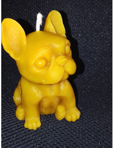 C355 Bulldog Beeswax Candle