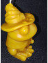 C357 Wizard Frog Beeswax Candle