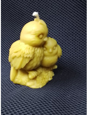 C373 Two Birds Candle (Mother and Child)
