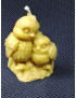 C373 Two Birds Candle (Mother and Child)