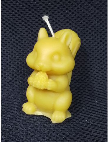 C380 Squirrel with Nut Candle