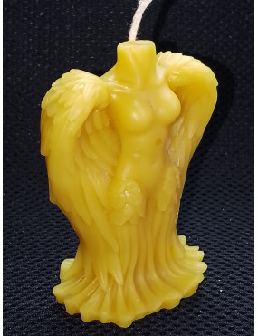 C387 Winged Female Figure Candle
