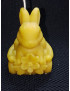 C391 Rabbit on Flower Cart Candle