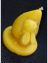 C392 Bee on Large Honey Drop Candle