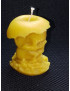 C395 Apple Core with Skulls Candle