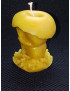 C395 Apple Core with Skulls Candle