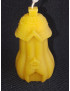 C404 Pumpkin House Beeswax Candle