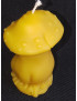 C405 Smiling Mushroom Beeswax Candle