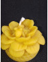 C406 Bee on Flower Beeswax Candle