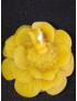 C406 Bee on Flower Beeswax Candle
