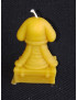 C407 Girl on Chest Beeswax Candle