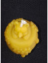 C410 Teddy Bear in Honey Barrel Beeswax Candle