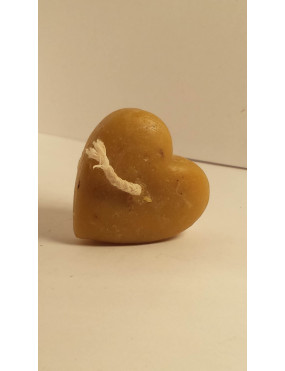 C028  Wax candle- HEART