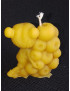 C413 Child with Blueberries Beeswax Candle