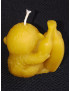 C415 Monkey with Bananas Beeswax Candle