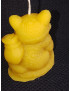 C420 Raccoon with Money Bag Beeswax Candle