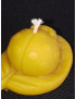 C423 Ladybug on Leaf Beeswax Candle