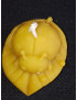 C423 Ladybug on Leaf Beeswax Candle