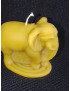 C427 Elephant Beeswax Candle