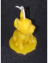 C429 Sitting Pug Beeswax Candle