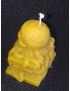 C435 Octopus Skull on Books Beeswax Candle