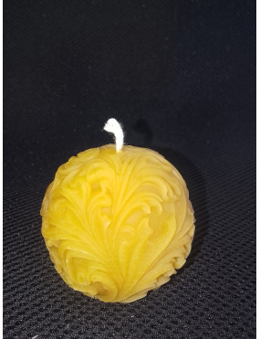 C438 Ornament Ball Beeswax Candle