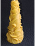 C455 Handmade Beeswax Floral Cone