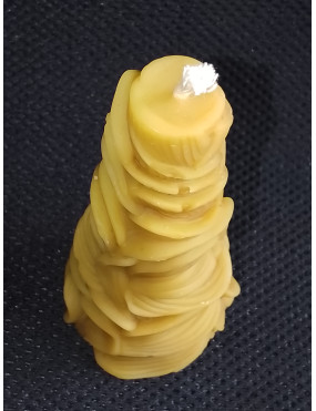C455 Handmade Beeswax Floral Cone