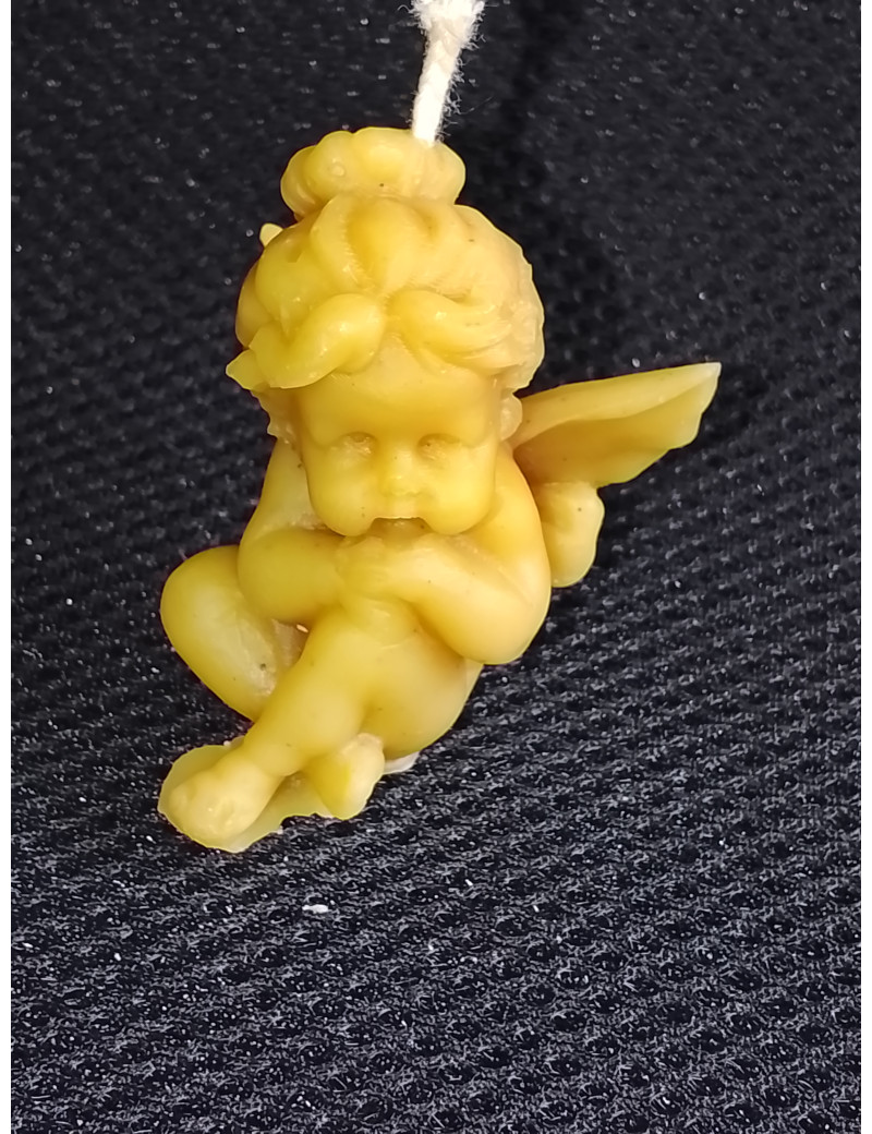 C458 Handmade Beeswax Angel