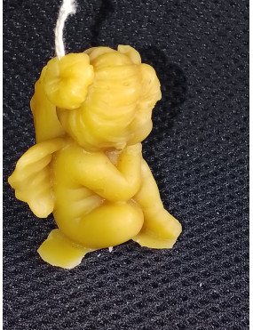 C458 Handmade Beeswax Angel