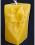 C465 Triangular Block with Lily Beeswax Candle